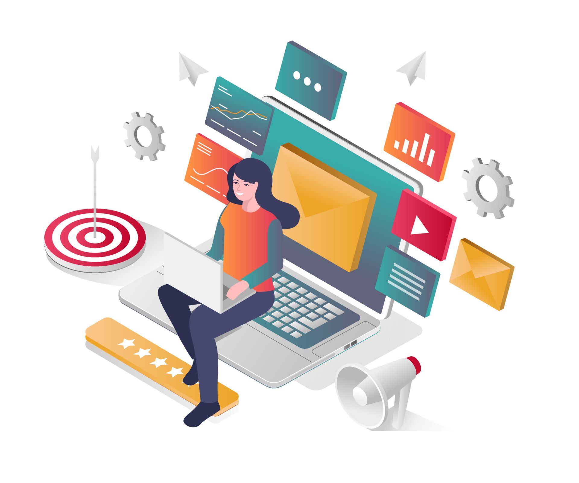 Digital transformation of email marketing and social media